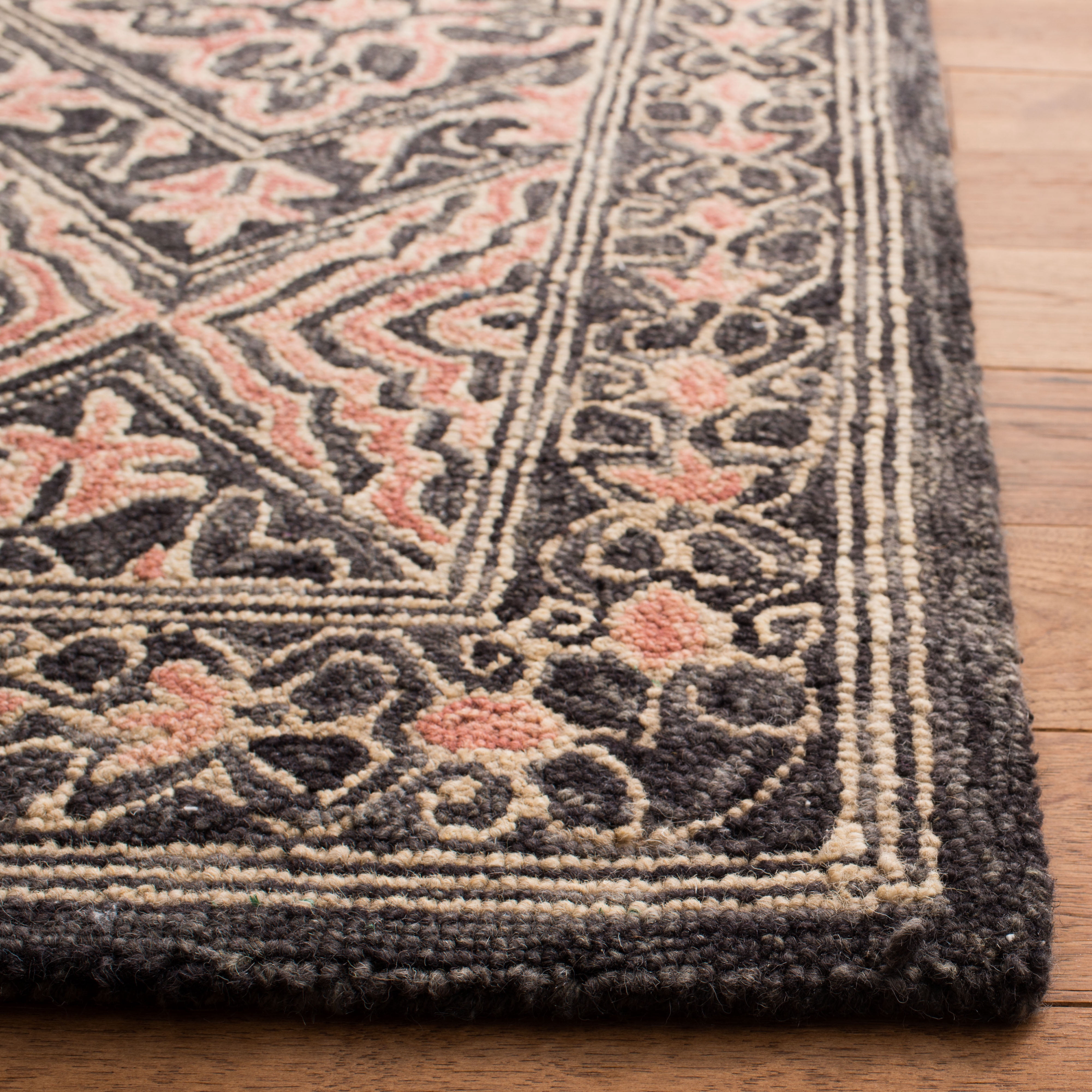 SAFAVIEH Trace Dulcibella Oriental Area Rug, Black/Red, 8' x 10'