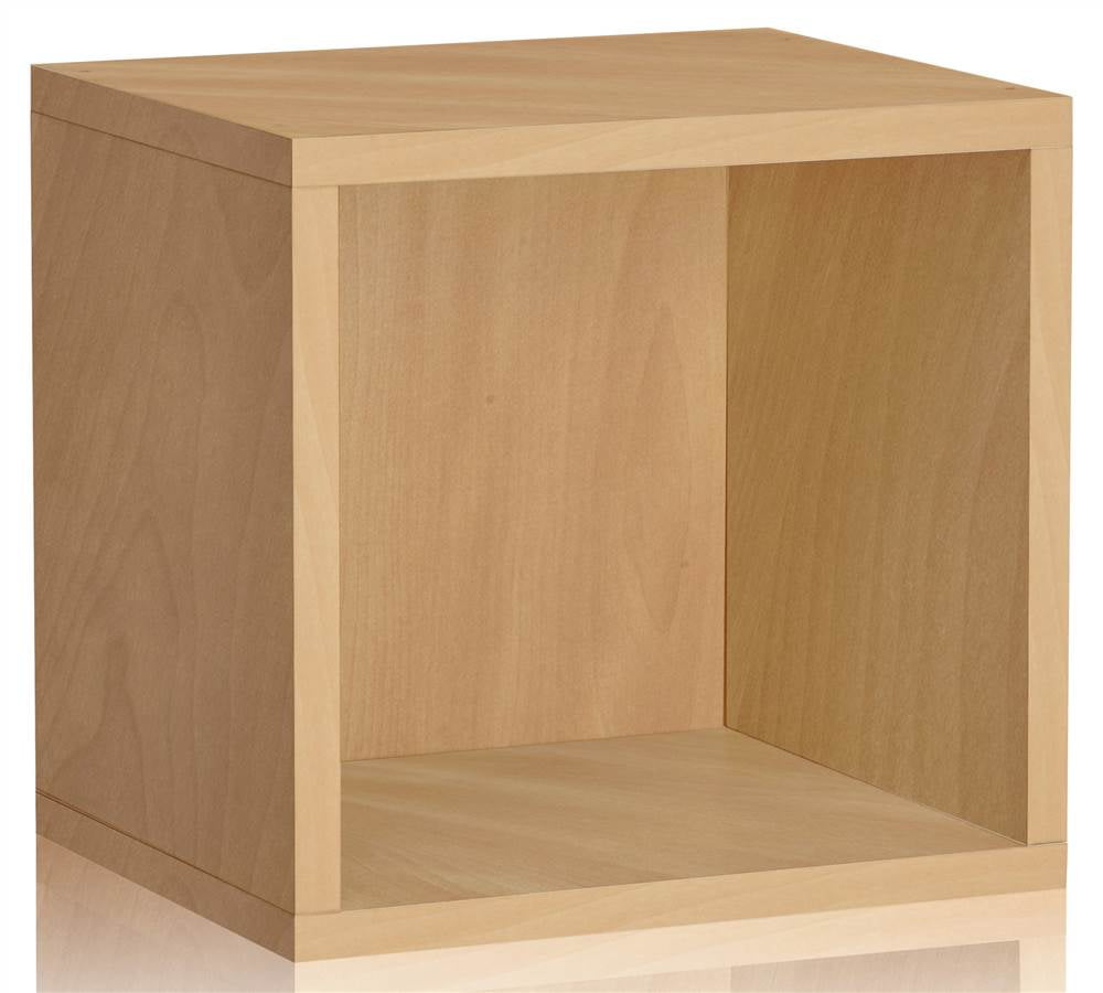 Way Basics Eco Stackable Connect Open Storage Cube and Cubby Organizer