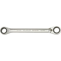Blackhawk Full Polish Double Box Reversible Ratcheting Wrench - BULK - 12 X 13 mm - 12 Point