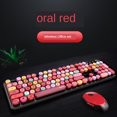 thumbnail image 2 of Juego de Teclado y mouse inalámbricos jinwen 2.4 GHz color rojo, 2 of 8