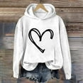 thumbnail image 2 of BLVB Women's Fall Pullover Sweatshirts Heart Printed Long Sleeve Hoodies Casual Loose Comfy Tops Blouse, 2 of 3