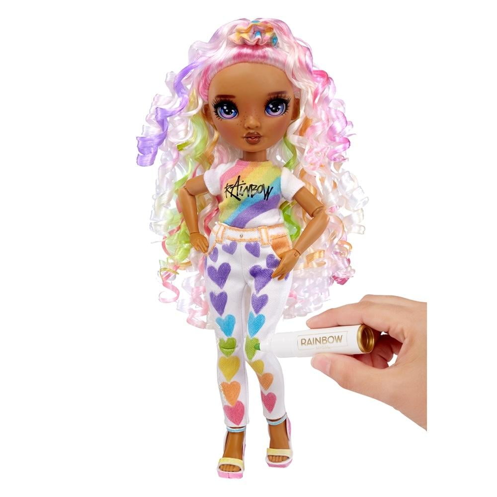 Muñeca Rainbow High Colorea y crea Ojos Morados Walmart en línea