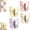 4 Pack, variant on 4 Pack Rotating Butterfly Adhesive Wall Hooks, 270° Swivel 3-Prong Towel Hangers with Adjustable Wings, Heavy Duty No-Drill Corner Stick-on Hooks for Bathroom, Kitchen & Entryway (4 Pack)