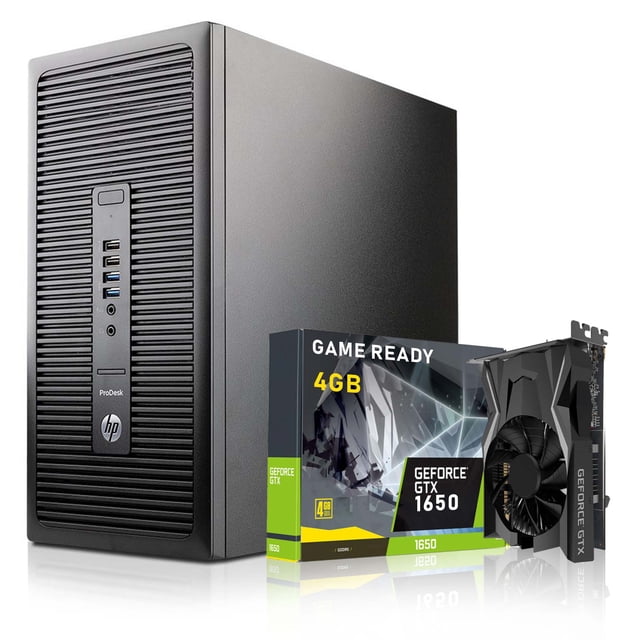 AXOII Desktop Tower – Intel Core i5 Processor upto 4.0 GHz 16GB DDR4 RAM 256GB SSD 1TB HDD WiFi Bluetooth Windows 11 Pro Refurbished