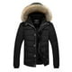 thumbnail image 1 of Men's Winter Jacket Thicken Warm Puffer Coat With Fur Hood, 1 of 5