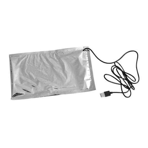 USB Warmer Food Plate Heat Preservation Plate Warmer Bag Outdoor Tool Heating for Traveling Work Bottle School