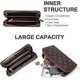 thumbnail image 4 of Wristlet Wallets For Women Clutch Cute Purse Credit Card Holder Phone Checkbook Organizer Zipper Coin Purse (brown), 4 of 4