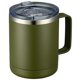 thumbnail image 1 of Taza de café de acero inoxidable con asa y tapa deslizante NQ té negro, 1 of 5