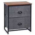 thumbnail image 1 of Patiojoy 2-Drawer Nightstands Organizer End Table Storage Unit Bedroom, 1 of 5