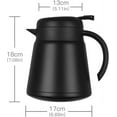 thumbnail image 5 of WhiteRhino 27oz Thermal Coffee Carafe for Hot Liquids,800ML Insulated Stainless Steel Bedside Thermos Pot for Tea,Drinks, 5 of 8
