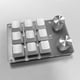 thumbnail image 2 of Teclado macro compatible con Bluetooth Teclado mecánico de 9 teclas y 2 botones (transparente), 2 of 7
