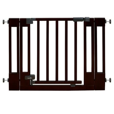 Summer Infant Multi-Use Deluxe Wood Walk-Thru Gate - Dark Cherry