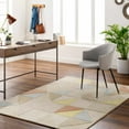 thumbnail image 7 of Hauteloom Mani Wool Living Room, Bedroom Area Rug - Contemporary - Oatmeal, Camel, Dark Beige - 18" x 18" Sample, 7 of 7