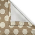 thumbnail image 5 of Ambesonne Tan Grommet Curtain, Big Polka Dots Grungy Old, 50" x 96", Tan Cream, 5 of 6