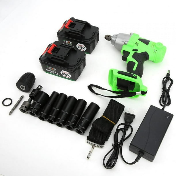 Keenso 128Vf Electric Wrench Rechargeable Li Battery Hand Drill