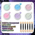 thumbnail image 3 of Set of 6 nail pigments, With applicators, Multicolor, 3 of 6
