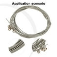 thumbnail image 3 of Mosiee 4 Pcs/Ensemble Corde de Basse Électrique 1-4 Corde 044/057/079/100 Argent Remplacement Instruments de Musique Accessoires, 3 of 9