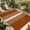 DarkOrange Beige, variant on Pink Beige Striped Outdoor Rug for Patio/Deck/Porch, Non-Slip Large Area Rug 6 x 9 Ft, Modern Farmhouse Retro Lines Indoor Outdoor Rugs Washable Area Rugs, Reversible Camping Rug Carpet Runner