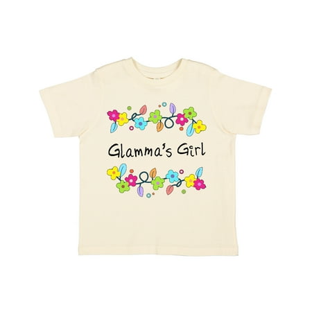 

Inktastic Glammas Girl- bright flowers Gift Toddler Toddler Girl T-Shirt