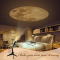 thumbnail image 6 of Moon Galaxy Projector Moon Light Moon Lamp Projector Lights, Tanbaby -HD No-Fade 360° Moon Projection Light with Three Adjustable Brightness Modes, Gifts for Adults, Kids, Moon Lovers , for bedroom, 6 of 24