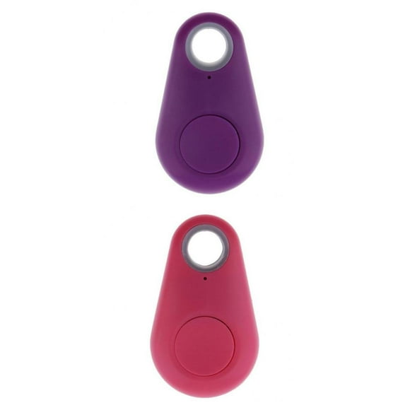 Mini buscador inteligente de 2 piezas con función de control remoto de Bluetooth lo hace de aplicación | Morado y rosa Zulema Rastreador de buscador de Bluetooth clave