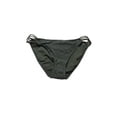 thumbnail image 2 of Hula Honey OLIVE GREEN Crochet Strappy-Side Hipster Bikini Swim Bottom, US Small, 2 of 3
