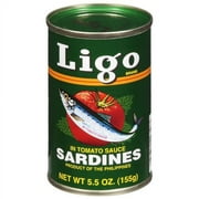 Ligo Sardines in Tomato Sauce, 5.5 oz