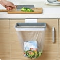thumbnail image 6 of GIXUSIL Family Mini Portable No Folding Storage Outdoor RV Trash Can in the Kitchen Under The Sink Door Hanging Trash Bag Holder, Can Be Used for Home Desktop Compost Garbage Trash Bag Holder, 6 of 7