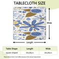 thumbnail image 2 of Boho Inspired Square Table Cover 34x34 Inches with Elastic Border, Floral Print Design for Card Tables and Outdoor Settings, 2 of 6