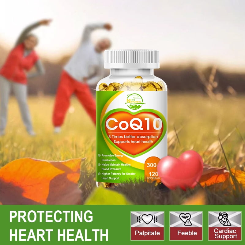 Nature's Live CoQ10 Mega Ubiquinol Supplement 300mg Heart Health,Energy Stamina,240 capsules