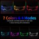 thumbnail image 2 of 2 uds gafas Led gafas iluminadas gafas con visera Led 7 colores y, 2 of 4