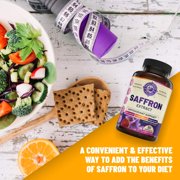 Saffron Extract Supplement, 100% Pure, 30 Day Supply