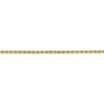 thumbnail image 3 of 10K Yellow Gold 2.25mm Handmade Diamond Cut Rope Chain 24 Inch, 3 of 6