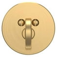 thumbnail image 5 of Baldwin 8241 Contemporary Solid Brass Single Cylinder Keyed Entry Deadbolt From The Estate, 5 of 7
