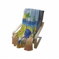 thumbnail image 3 of Graphic Beach Soft Flannel Fleece Throw Blanket, Paper Cut Art Style Sea View at Summer Surf Board Ball Flip Flops Umbrella, Cozy Plush for Indoor and Outdoor Use, 60" x 80", Multicolor, by Ambesonne, 3 of 5