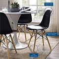 thumbnail image 4 of Modway Pyramide Moderne Chaise Dinatoire en Plastique Finition Noire, 4 of 4