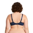 thumbnail image 4 of Curve Muse Women's Minimizer Unlined Underwire Bra With Lace Embroidery-2 pack-blue-silver-38B, 4 of 6
