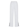 thumbnail image 5 of Womens Linen Pants Summer Drawstring Casual Side Split Lounge Pant 2026 Beach Travel Vacation with Pockets, 5 of 5