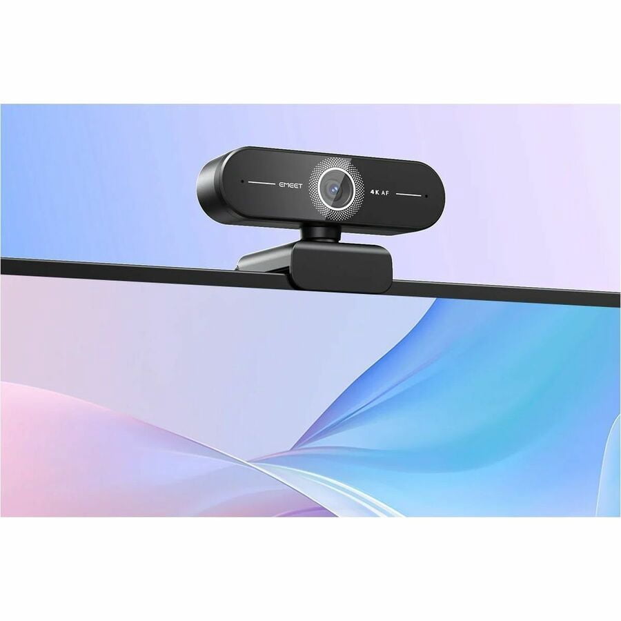 EMEET C60E 4K, 4K@30fps or 1080p@60fps Webcam with 2 Noise Reduction Mics, Autofocus, 73&deg; Field of View, Plug and Play and compatible with all OS, and popular Apps Zoom/Skype/Facetime/YouTube