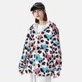 thumbnail image 5 of Goofa Heart Panda Printed Women's UPF 50+ Sun Protection Hoodie Jacket Lightweight Long Sleeve Sun Shirt for Women with Pocket Hiking Outdoor-3X-Large, 5 of 9