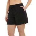 thumbnail image 3 of Danskin Women's Shorts Sz XL Soft Active Short 2-pack Gray/Black, 3 of 6