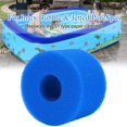 thumbnail image 5 of Filtro de piscina de 5 piezas, espuma reutilizable lavable para tipo esponja de filtro de piscina, accesorios de esponjas de filtro de esponja de espuma, 5 of 5
