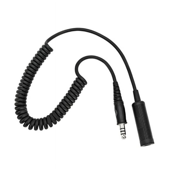 Helicopter Headset Extension Line Headphone Extension Coils Cable 7.1mm to U174/U Headset Extension Cable