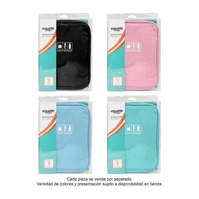 Organizador Equate de Dispositivos Electrónicos Varios Colores 1 Pieza