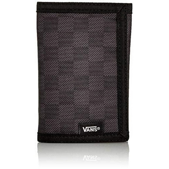 Vans Off The Wall Men's The Slipped Trifold Checkerboard Wallet - Black/Charcoal