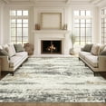 thumbnail image 6 of BERTHMEER 8'x10' Area Rugs for Living Room Large Abstract Bedroom Dining Room Modern Machine Washable Non-slip Contemporary Rugs, Gray and Golden, 6 of 8