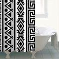 thumbnail image 4 of Artistic Boho Chic Shower Curtain 72x72 Inches, Quick-Dry Polyester with Plastic Hooks, Earthy Tribal Pattern Rustic Ethnic Style, 4 of 5