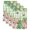 Pink, Mint, White, variant on Pink Flamingo Kitchen Towels Set of 4, Summer Tropical Palm Leaves Floral Butterfly Absorbent Dish Towels for Kitchen, Microfiber Hand Towel, Quick Drying Tea Towel for Cleaning Decorative Dishcloths