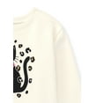 thumbnail image 3 of Garanimals Toddler Girl Graphic Fleece Sweatshirt with Long Sleeves, Sizes 2T-5T, 3 of 4