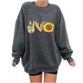 thumbnail image 1 of Pompotops Sweat-Shirt à Manches Longues Imprimé Décontracté pour Femmes, 1 of 6